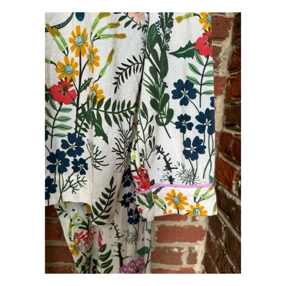 NWOT Anthropologie RO’s Garden Lounge Set in Floral Viola  Size XSmall - Picture 10 of 16